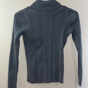 Liz Claiborne Ribbed Turtleneck Sweater